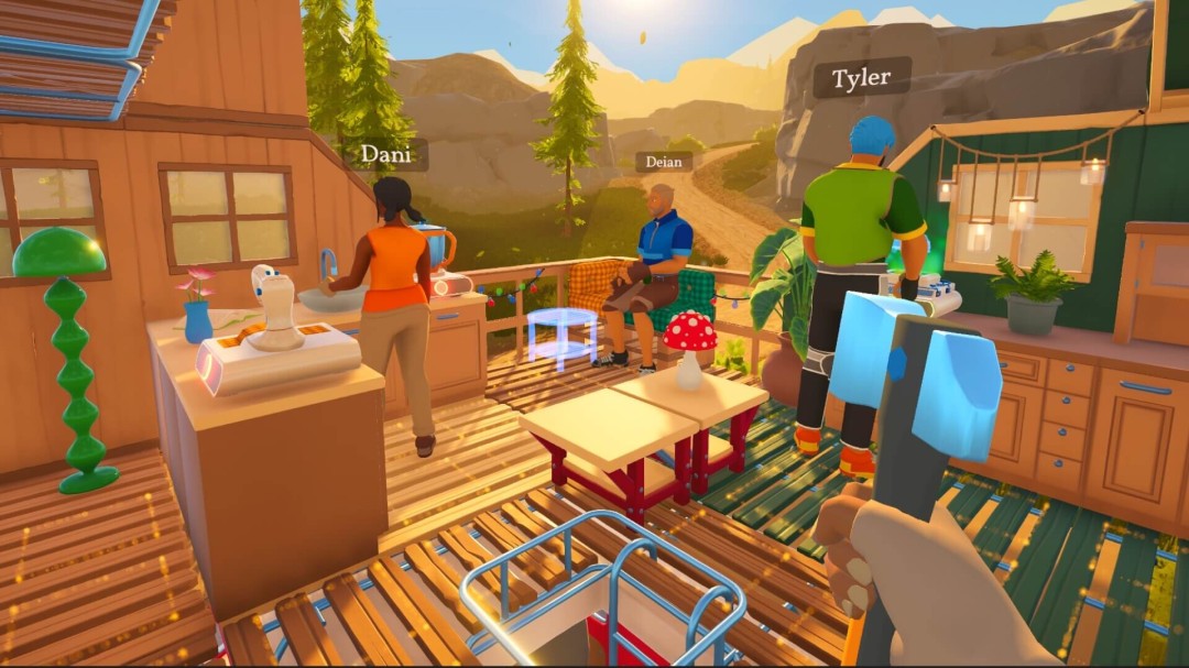 Outbound screenshot - crafting and building